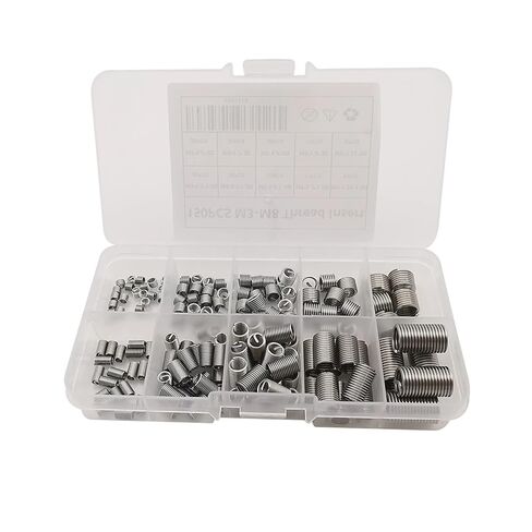 150Pcs Stainless Steel Rivet Nut Set, M3 M4 M5 M6 M8 Wire Thread Repair Insert Assortment Kit in Kuwait