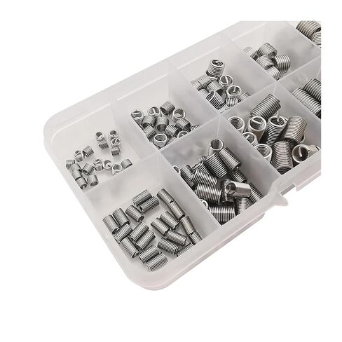 150Pcs Stainless Steel Rivet Nut Set, M3 M4 M5 M6 M8 Wire Thread Repair Insert Assortment Kit in Kuwait