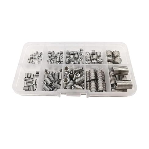 150Pcs Stainless Steel Rivet Nut Set, M3 M4 M5 M6 M8 Wire Thread Repair Insert Assortment Kit in Kuwait