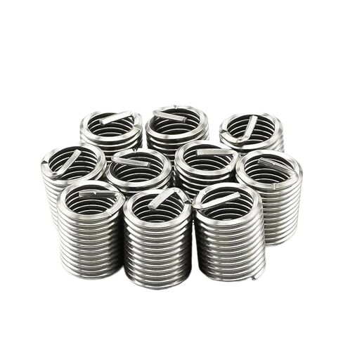 100 قطعة M5x0.8 الفولاذ المقاوم للصدأ 304 سلك الموضوع إدراج ، جلبة المسمار Helicoil لإصلاح الموضوع in Kuwait