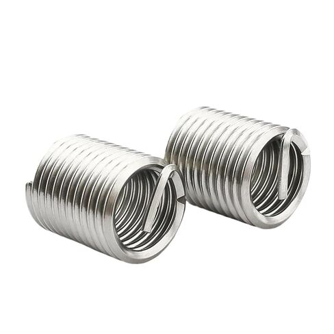 100 قطعة M5x0.8 الفولاذ المقاوم للصدأ 304 سلك الموضوع إدراج ، جلبة المسمار Helicoil لإصلاح الموضوع in Kuwait