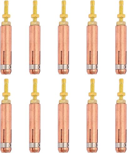 Huanyu Replacement Stud Collet 10-Piece Set, for Huanyu Capacitor Discharge Stud Welder RSR-2500 / RSR-1600 (M5) in Saudi Arabia