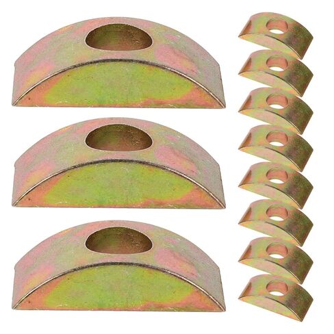 Half Moon Washers Half Moon Spacer Washers 20pcs for Furniture Nut Connectors Metal with Multifunctional Design and Enhanced Stability, Golden for Wooden Furniture Assembly in Kuwait
