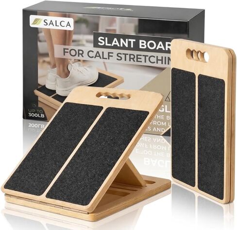 Slant Board for Adults with Adjustable Angle – Balance Boards for Adults for Stretching, Squats & Rehab – Slantboard for Calf, Ankle - Portable Velour Board for Squats, & Lower Body Training in Kuwait
