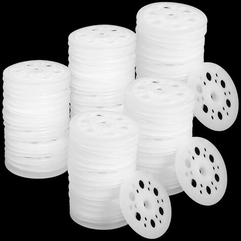 500 Pcs 1.81" Plastic Washers, Polypropylene Load Spreading Fasteners for Rigid Foam Insulation Panels, Flat Foam Board Support for Screws in Kuwait