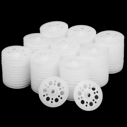 200 Pcs Plastic Washers, 1.81" Polypropylene Flat Foam Board Washers for Screws Fastening, Load Spreading for Rigid Foam Insulation Panels in Kuwait