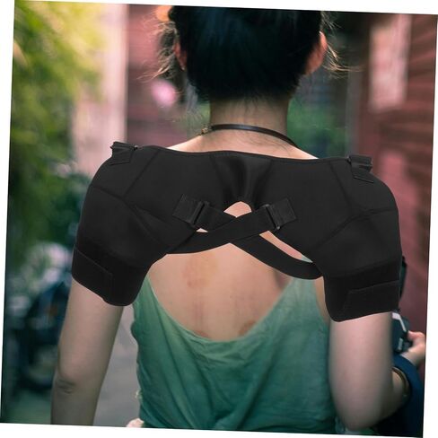 YARNOW Fitness Shoulder Sleeve Comfortable Shoulder Protector for Sports Support for Weightlifting Basketball and Badminton Breathable Material for Enhanced Stability in Kuwait
