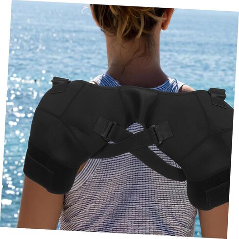 YARNOW Fitness Shoulder Sleeve Comfortable Shoulder Protector for Sports Support for Weightlifting Basketball and Badminton Breathable Material for Enhanced Stability in Kuwait
