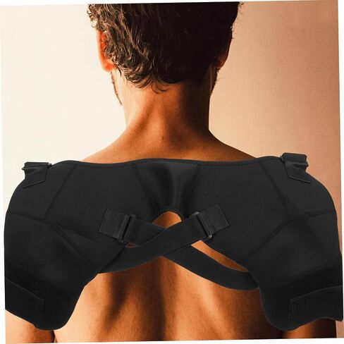 YARNOW Fitness Shoulder Sleeve Comfortable Shoulder Protector for Sports Support for Weightlifting Basketball and Badminton Breathable Material for Enhanced Stability in Kuwait