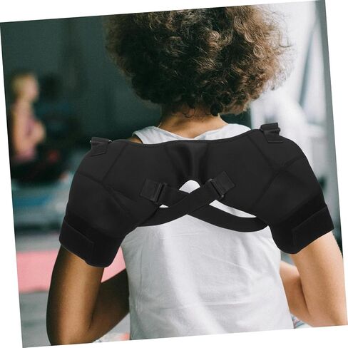 YARNOW Fitness Shoulder Sleeve Comfortable Shoulder Protector for Sports Support for Weightlifting Basketball and Badminton Breathable Material for Enhanced Stability in Kuwait