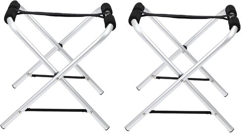 Heavy Duty Canoe Rack, Aluminium Alloy Portable Folding Stand for Kayaks and Paddleboards, 150lbs Load Capacity, Ideal for Garages, Yards, Docks in Kuwait