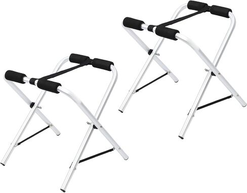 Heavy Duty Canoe Rack, Aluminium Alloy Portable Folding Stand for Kayaks and Paddleboards, 150lbs Load Capacity, Ideal for Garages, Yards, Docks in Kuwait