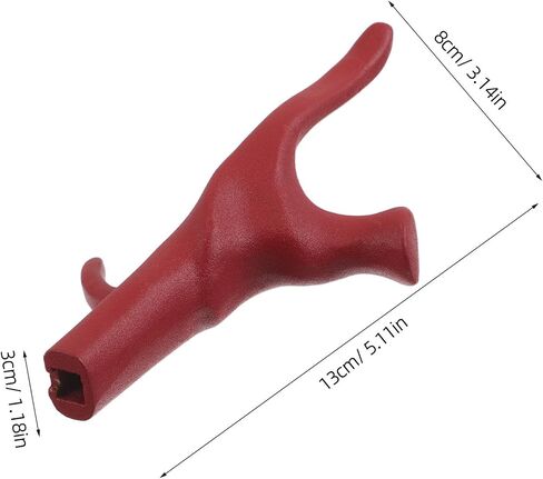 Happyyami Red Foil Handle for Fencing Training and Competition with Ergonomic Design and Hand Protection Stainless Steel Fencing Grip Equipment in Kuwait