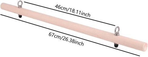 Pilates Roll Down Bar Fitness Equipment Yoga Stick for Yoga Training Office in Kuwait