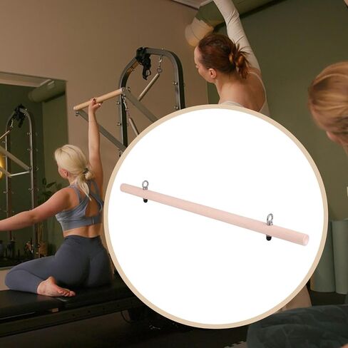 Pilates Roll Down Bar Fitness Equipment Yoga Stick for Yoga Training Office in Kuwait