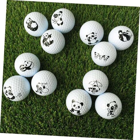 BESPORTBLE 6pcs Cartoon Panda Pattern Golf Practice Two-Layer Training Aid for Use Safe for Boys and Girls Lightweight Flexible Design Random Styles for Fun Practice in Kuwait