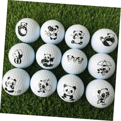 BESPORTBLE 6pcs Cartoon Panda Pattern Golf Practice Two-Layer Training Aid for Use Safe for Boys and Girls Lightweight Flexible Design Random Styles for Fun Practice in Kuwait
