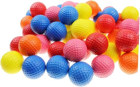 11PCS Colored PU Golf Balls Soft Elastic Training Balls for Indoor/Outdoor Practice for Beginners and Pros in Kuwait