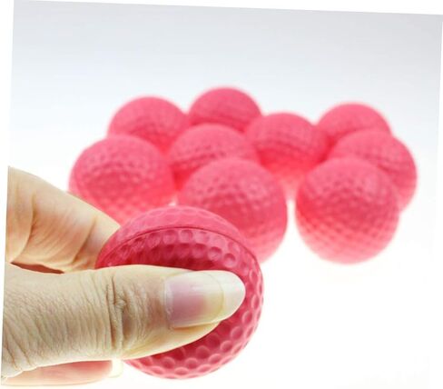 11PCS Colored PU Golf Balls Soft Elastic Training Balls for Indoor/Outdoor Practice for Beginners and Pros in Kuwait