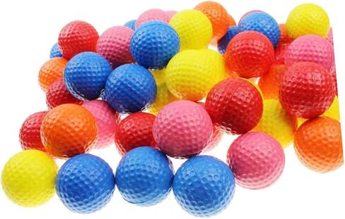 11PCS Colored PU Golf Balls Soft Elastic Training Balls for Indoor/Outdoor Practice for Beginners and Pros in Kuwait