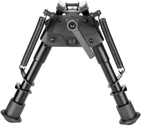 6-9 Inch Adjustable Bipod, Aluminum Alloy Foldable Stand, Universal Outdoor Support for Shooting & Observation in Kuwait