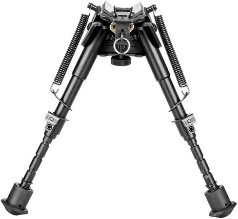 6-9 Inch Adjustable Bipod, Aluminum Alloy Foldable Stand, Universal Outdoor Support for Shooting & Observation in Kuwait