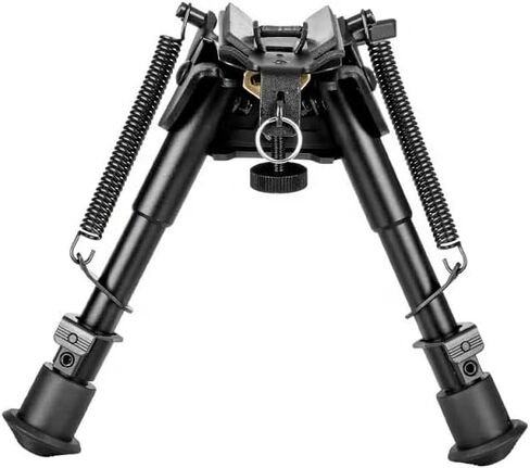 6-9 Inch Adjustable Bipod, Aluminum Alloy Foldable Stand, Universal Outdoor Support for Shooting & Observation in Kuwait