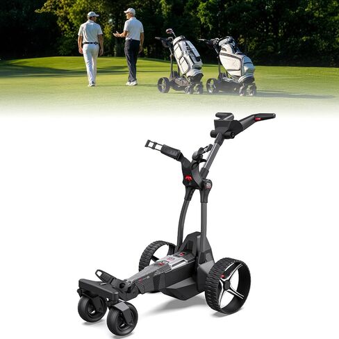 KEMIMOTO ApexAI Electric Golf Caddy that Follows You, 492 FT Remote Control, Power Assist Mode, Dual 240W Motor, 36-Hole Battery, IPX5, Compact Folding w/USB-C, Drink & Umbrella Holder in Kuwait