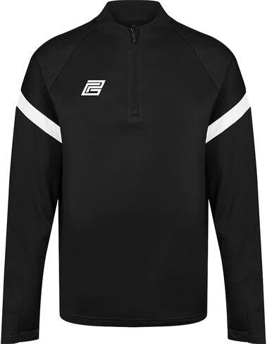 GoalProof Technical 1/4 Zip Top Junior Size YXL (Black/White) in Kuwait
