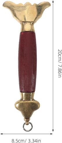 KESYOO Red Wooden Tai Chi Sword Grip Lightweight and Comfortable Handle for Martial Arts Training and Competition Includes Copper Accessory for Spare Assembly in Kuwait