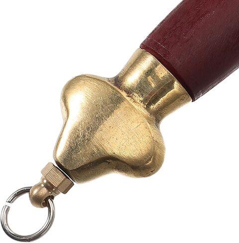 KESYOO Red Wooden Tai Chi Sword Grip Lightweight and Comfortable Handle for Martial Arts Training and Competition Includes Copper Accessory for Spare Assembly in Kuwait