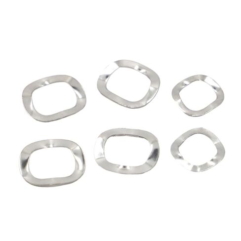 Stainless Steel Wave Washer, 304 Stainless Steel Three Wave Spring Washers, Multiple Sizes in Saudi Arabia