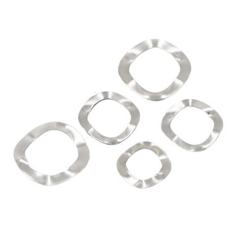 Stainless Steel Wave Washer, 304 Stainless Steel Three Wave Spring Washers M3 to M51 Pack of 5 10 Or 50 pcs in Saudi Arabia