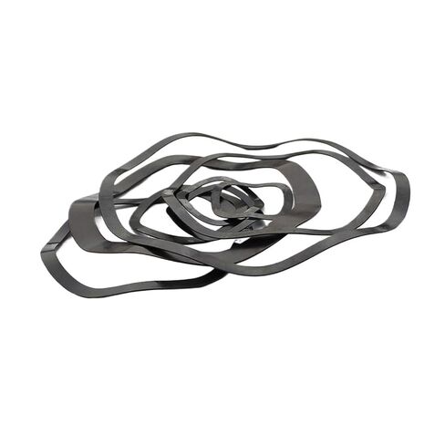 Stainless Steel Wave Washer, Spring Wave Washer Carbon Steel Black M3-M40 10-100pcs in Saudi Arabia