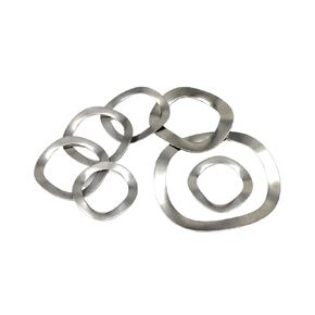 Stainless Steel Wave Washer, Three Wave Spring Washer for Bearing Shafts Stainless Steel Silver M3-M25 50 Pcs in Saudi Arabia