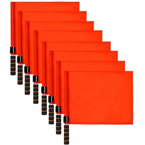 Volleyball Line Judge Flags, 8-Pack Lightweight Referee Flags for Volleyball Games, Schools & Tournaments in Saudi Arabia