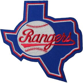 Texas Rangers Throwback Primary Team Logo Patch (1984-1993) in Saudi Arabia