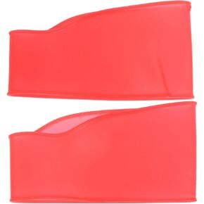 ibasenice 1 Pair Silicone Lace Bands for Soccer Cleats, Lace Cover, Sports Shoe Accessories for Adult Athletic Cleats, Adults Shoelace Rubber Cover (Red) in Saudi Arabia