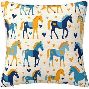 Pillowcase Love Pony Chair Cushion Cover Can't Afford The Ball Square Cushion Cover in Kuwait