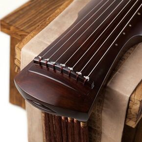 JITEM خشب بولونيا المحمول 7 أوتار Guqin، أداة سلسلة صينية تقليدية، مناسبة للمبتدئين والمحترفين in Kuwait