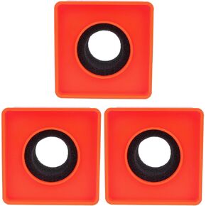 3pcs Cube Microphone Flag Station Portable Mic Flag Holder Securely Holds Microphones for News Interview and Reporter Use in Saudi Arabia