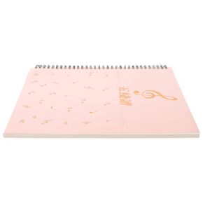 WESIEVYA Sheet Music Notebook: A4 Music Staff Paper Notebook - 80 Sheets Blank Manuscript Paper for Song Writing Composition - Notepad for Students in Kuwait