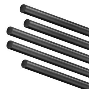 UHT Carbon Fiber Rod, 1.5 x 500mm, Micro-Diameter Lightweight Bar, Solid Pultruded Round Pole, Stiffness Frameworks Tools, for Modeling Craft, UAV, Robotics, 5pcs in Saudi Arabia
