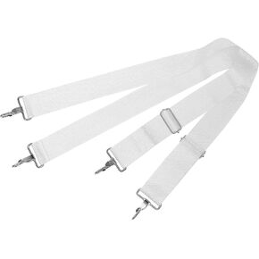 KICHOUSE White Nylon Drum Strap for Bass Drum with Ergonomic Double Shoulder Design Easy to Take for Parade and Performance in Kuwait
