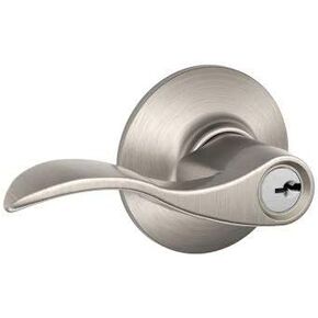 مقبض باب دخول كلاسيكي من Schlage Accent من النيكل الساتان F51 V Acc 619 in Kuwait