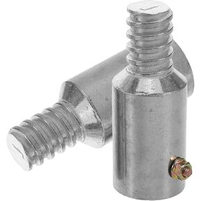 Threaded Handle Tips Replacement Kit for Metal and Aluminum Poles, Aluminum Alloy and Iron Construction, Lightweight Design with Easy Installation for Industrial Uses and Furniture in Kuwait