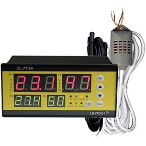 ZL-7918A، التيار المتناوب 100-240 فولت متعدد الوظائف جهاز التحكم بدرجة الحرارة والرطوبة الأوتوماتيكي، جهاز تحكم بحاضنة البيض أفضل من XM-18 in Kuwait