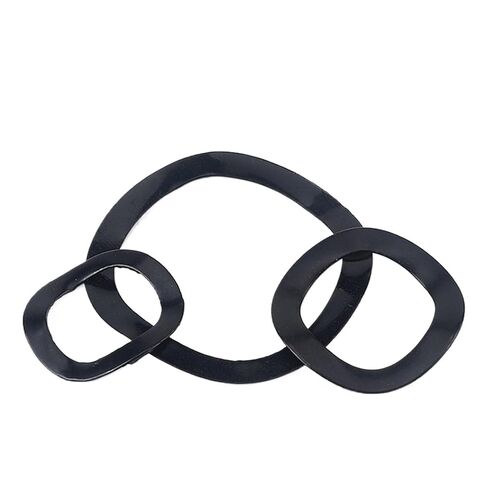 Stainless Steel Wave Washer, Carbon Steel Wave Spring Washer Black M3-M128 2-50 Pcs in Saudi Arabia