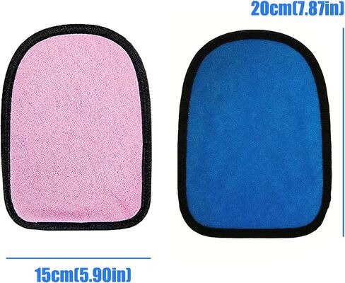 2X Sand Wipe Off Gloves for Outdoor Activities Beach Sports Lakeside Fun Soft Skin Protections Mittens in Kuwait