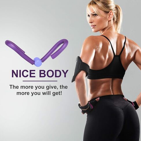 FITTHIGH Thigh Master، تونر عضلات البطن للساقين والذراعين والصدر والأرداف الخلفية، قطعة واحدة من معدات الصالة الرياضية المنزلية معدات اللياقة البدنية لفقدان الوزن، أرجواني in Kuwait